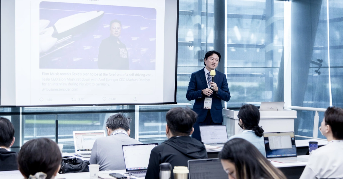 蔡依橙在新思惟工作坊授課現場